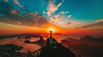 silhouette Christ the Redeemer